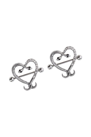 Homyl 1 Çift Göğüs Kalkanı İkiz Yılan Beyaz Beyaz