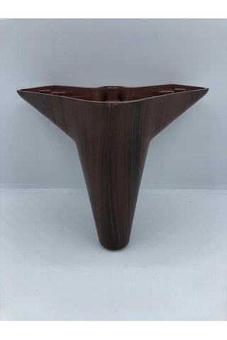Karakoçaksesuar Plastik, 12x12x12 Cm Zirve,Ceviz Koltuk,Baza,Mobilya Ayağı (4Adt)