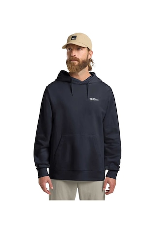 Jack Wolfskın Jack Wolfskin Essential Hoodie Erkek Mavi Sweat C0413 Lacivert