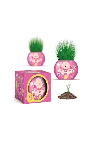 Bebek Temalı Çim Adam 6&apos Lı Set Çocuklar İçin Eğitici Ve Eğlenceli Bitki Yetiştirme Kiti