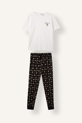 Defacto Garfield New Regular Fit Kısa Kollu Pijama Takımı I2912ax26aubk81 Siyah-bk81