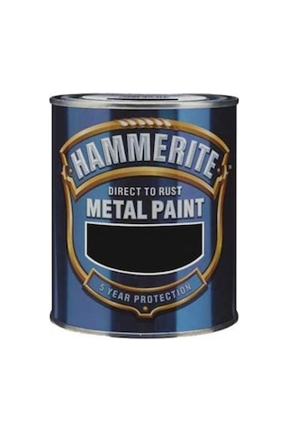Hammerite Metal Boyası Düz Siyah 0,75 Lt