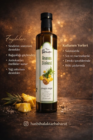 Kon Şenay Ananas Sirkesi 500ml