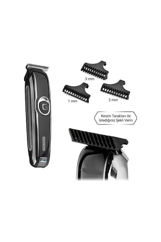 Zhltech Ip-1001 Yedek Başlıklı Şarjlı Saç Sakal Tıraş Makinesi