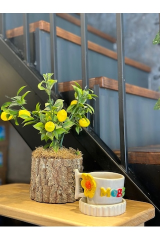 Çiçek Figürlü İsimli Fincan Mug