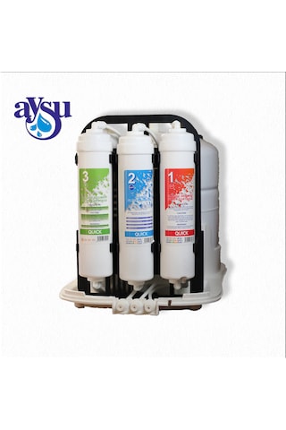 Su Arıtma Cihazı 5 Aşamalı 8 Lt. Pompasız - Kırmızı
