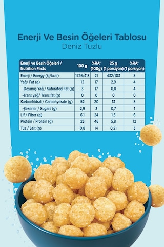 Nohut Cipsi - Deniz Tuzlu 50 G X 6 Adet
