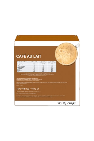 Nescafe Dolce Gusto Coffee Cafe Au Lait 16 Kapsül