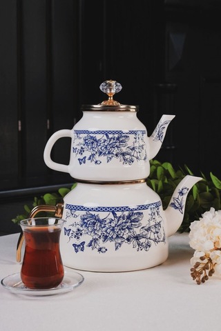 Miss Betty Bluelife Blucyd-8324-12.65 L Emaye Çaydanlık