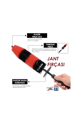 Profesyonel Jant Temizleme Fırçası