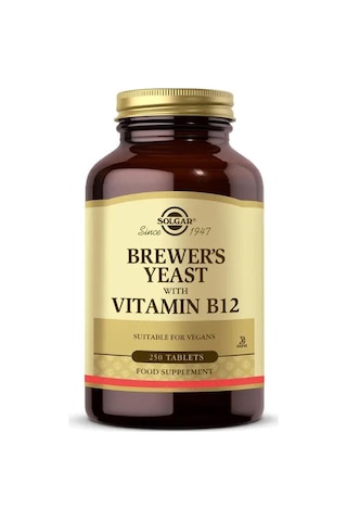Solgar Brewer's Yeast With Vitamin B12 250 Tablet
