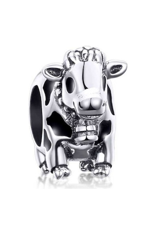 Fastbuy 925 Ayar Altın İnek Boncuklu Süs Boncuk, Renkli, Scc1049 Uygun Çok Renkli