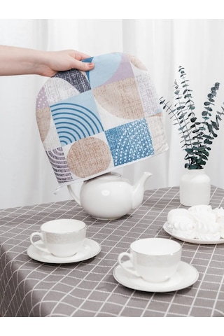 Rukavica Çaydanlık İçin Örgü Sırık / Tencere Kapağı 316332245 Açık Mavi