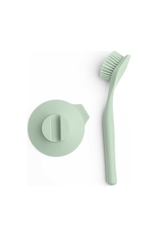 Brabantia Jade Green Bulaşık Fırçası Ve Tutacağı Siyah