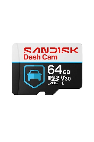 Sandısk Dash Cam 64gb 100/40mb/s Microsdxc V30 Araç Kamerası Hafıza Kartı Sdsqqnr-064g-gu6sn