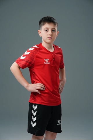 Hummel Line Kamp Tişört Kırmızı Çocuk