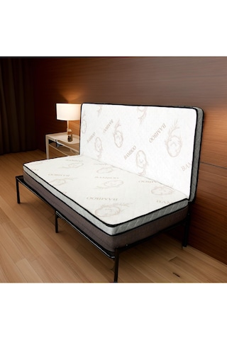 Full Ortopedik Divan Hemnes Uyumlu Katlanır Bamboo Sünger Yatak