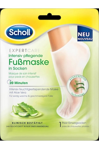 Scholl Aloe Veralı Ayak Maskesi Çorapları 1 Çift 2 Adet