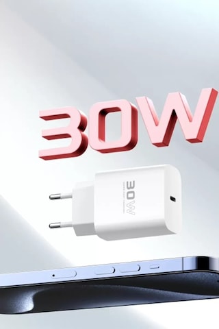 Mey İthalat C87c 30w Type-c Çıkışlı Ekstra Dl50 1m Type-c To Lightning Kablolu Pd Şarj Cih