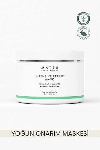 Matsu Intensive Repair Yıpranmış Saçlar İçin Yoğun Bakım Maskesi 350 ML