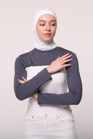 Altobeh Sıfır Yakalı Boyunluklu Kolluk Füme Çok Renkli