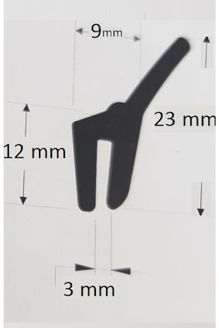 Ön Cam Dis Panel Mühür Fitili / Ön Kaput Su Engelleyici Fitil 433705963