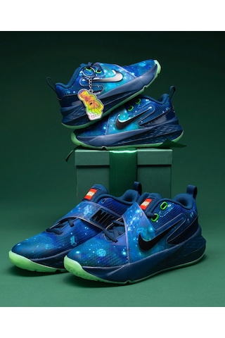 Nike Hustle D 12 X Lego Gs Çocuk Basketbol Ayakkabı-sportxstore Mavi