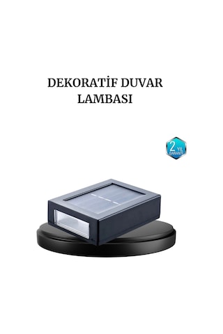6 Led Güneş Enerjili Sensörlü Lamba - Akıllı Işık Sensörlü, Enerji Tasarruflu Bahçe Aydınlatma Çok Renkli