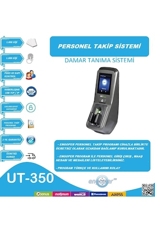Zkteco Fv350 Damar Tanıma Sistemi Program Kurulum Dahil