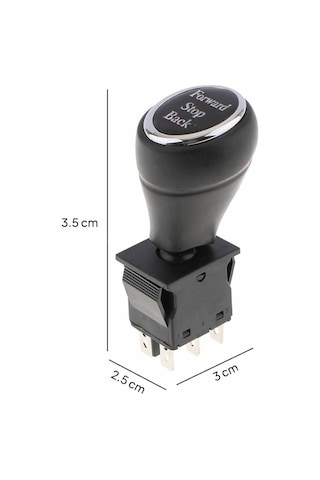 Joystick Kcd4 Anahtar Latch Siyah İleri Geri Vites Kolu 16a 250v Akülü Çocuk Arabası Vinç