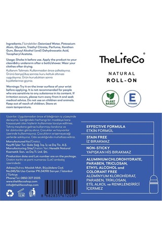 ﻿The Lifeco White Cedar + White Flowers Roll-On Deodorant 2 x 60 ML
