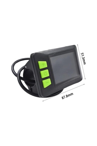 Reedark Elektrikli Bisiklet Lcd Hız Kontrol Cihazı - Usb Bağlantılı, Altı Çip Renkli Ekran, Akıllı Veri Gösterici Siyah