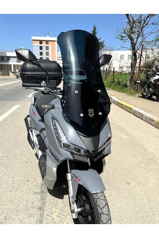 Motocam Arora Beatrix 150 Ön Cam 2023-2026 Model 65cm Siyah Renkli 4mm Orta Boylu