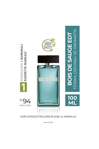 Yves Rocher Bois de Sauge Erkek Parfüm EDT 100 ML