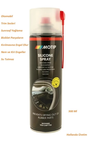 Silikon Spreyi Nem Kir Ve Gıcırdamaya Son Verir Otomobil Trim Sesi-sunroof Yağlama 500 Ml