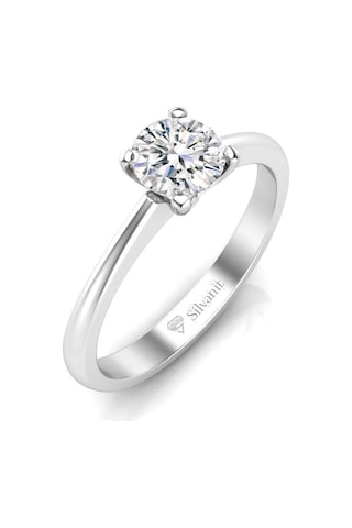 0.50 Karat G Renk Uluslararası Sertifikalı Pırlanta Tektaş Yüzük