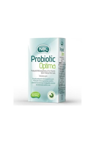 Nbl Probiotic Gold 20 Saşe Nbl Probiotic Optima 30 Tablet