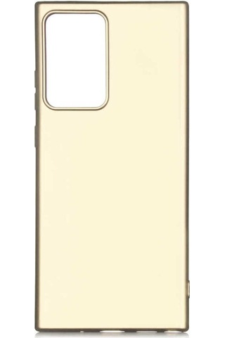 Galaxy Note 20 Ultra Kılıf Zore Premier Silikon Kapak Gold
