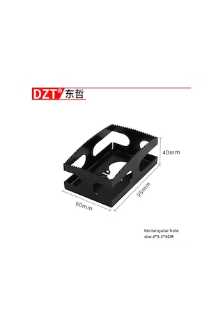 Symbee Ahşap İşleri İçin Dikdörtgen Delik Açıcı: Elektrikli Takım Aksesuarı, Verimli Kesim, Dayanıklı Konstruksiyon Siyah, 88927