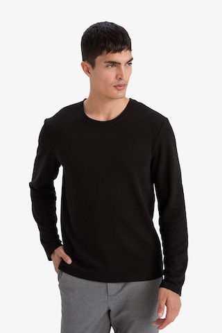 Defacto Slim Fit Dar Kesim Bisiklet Yaka Sweatshirt G2605ax25aubk81 Siyah-bk81