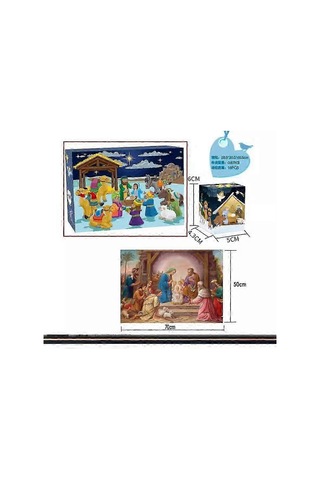 2025 Noel Kör Kutusu Geri Sayım Takvimi Bulmaca Noel Advent Takvimi Hediyesi Noel Hediyesi