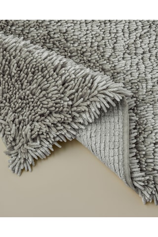 English Home Silky Shine Kaydırmaz Taban Banyo Paspası 50x80 Cm Gri Gri
