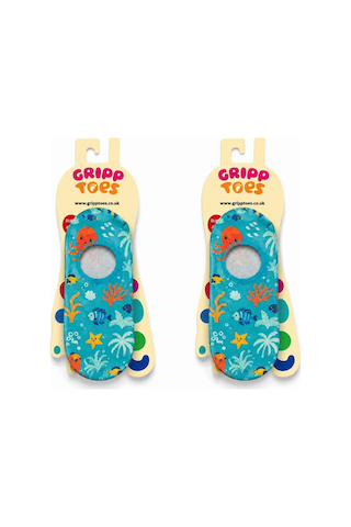 Gripptoes Kaymaz Damla Tabanlı Deniz&havuz Çorabı N2 Çok Renkli