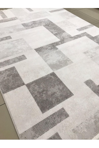 Merinos Halı Vista 76585 096 Serisi Triko Akrilik Salon Oturma Yatak Odası Halısı Gri