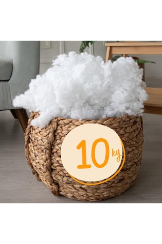 10 KG Boncuk Elyaf Yastık Yorgan Oyuncak Malzemesi 10 KG Boncuk Elyaf Yastık Yorgan Oyuncak Malzemesi