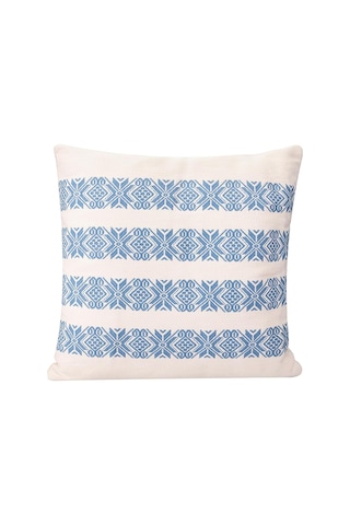 Porland Chantilly Mavi Dokuma Pamuk Yastık 50x50cm Sku: Smg8690010243058