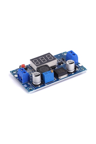 Alkatronik-Voltmetreli Lm2596 Ayarlanabilir 3A Güç Kaynağı Voltaj Düşürür