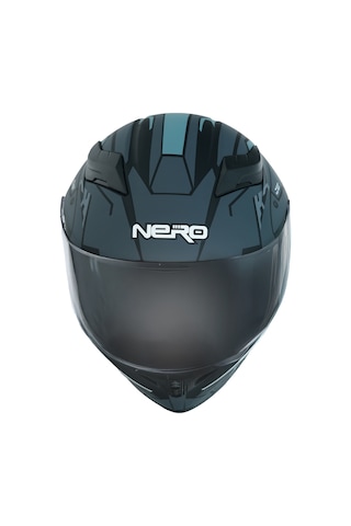 Gp Nero Mks003-mbb1g Güneş Vizörlü Şeffaf Full Face Motosiklet Kaskı Gri