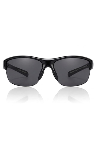 Di Caprio Dc3033black Oval Yarım Çerçeve Polarize Camlı Erkek Güneş Gözlüğü Siyah