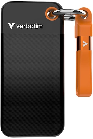 Verbatim Pocket Ssd Usb 3.2 Gen 2 512gb Black/orange